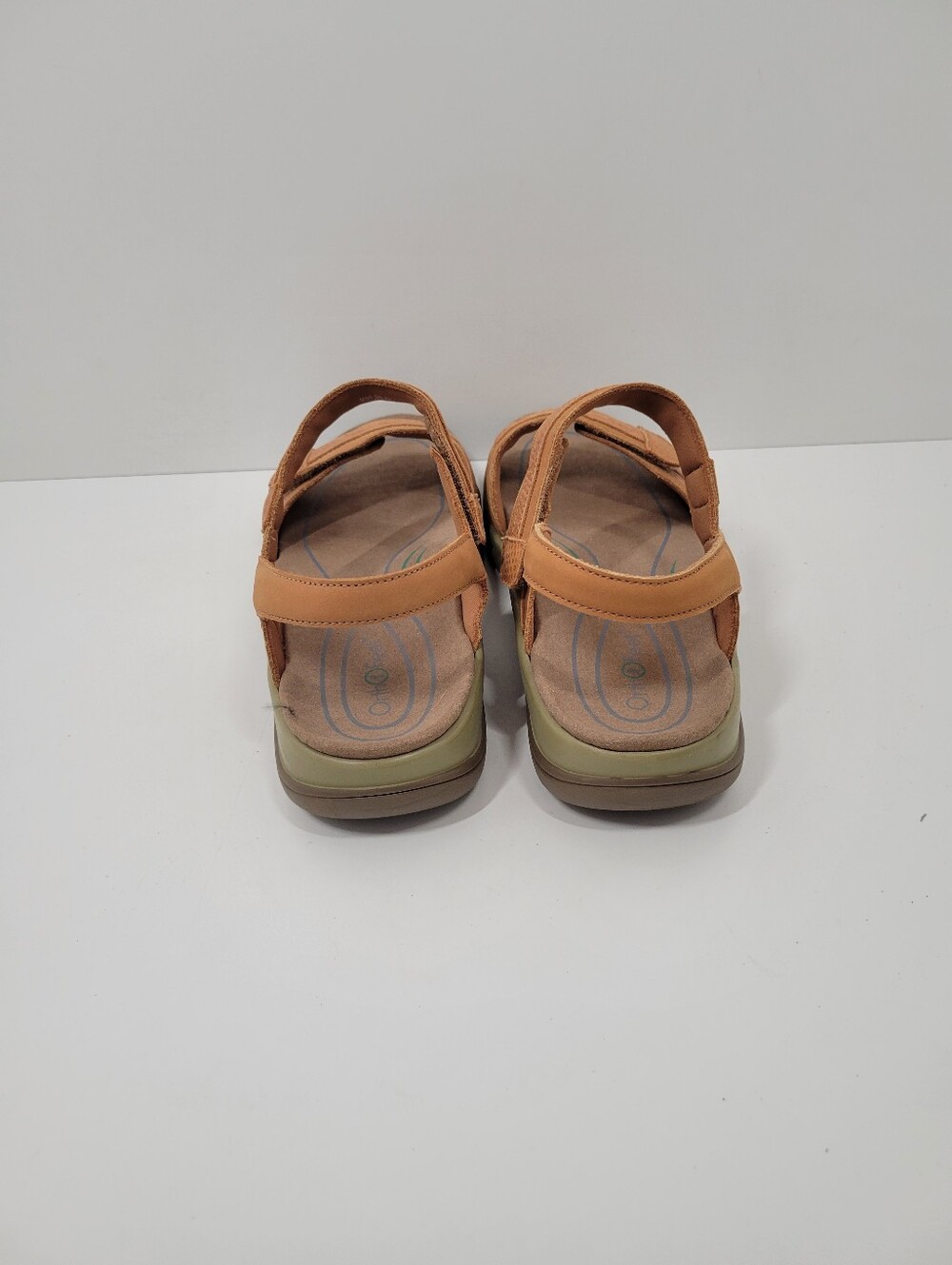 Orthofeet Paloma Orthotic Camel Brown Tan Leather Adjustable Sandals Women 9.5W - Picture 5 of 6